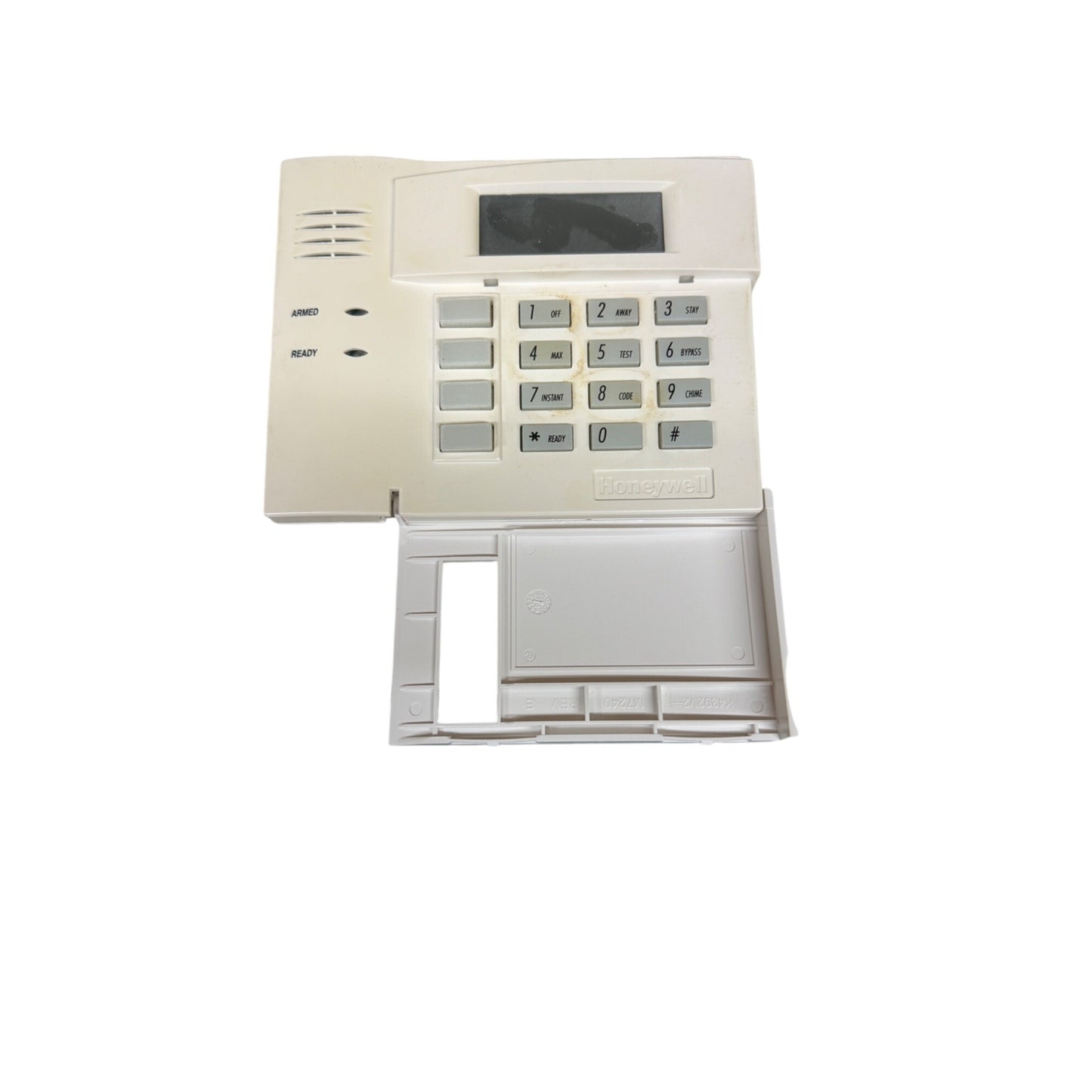 Ademco 6150 keypad - Preowned) tested and working bad # 4 key( Preowned)