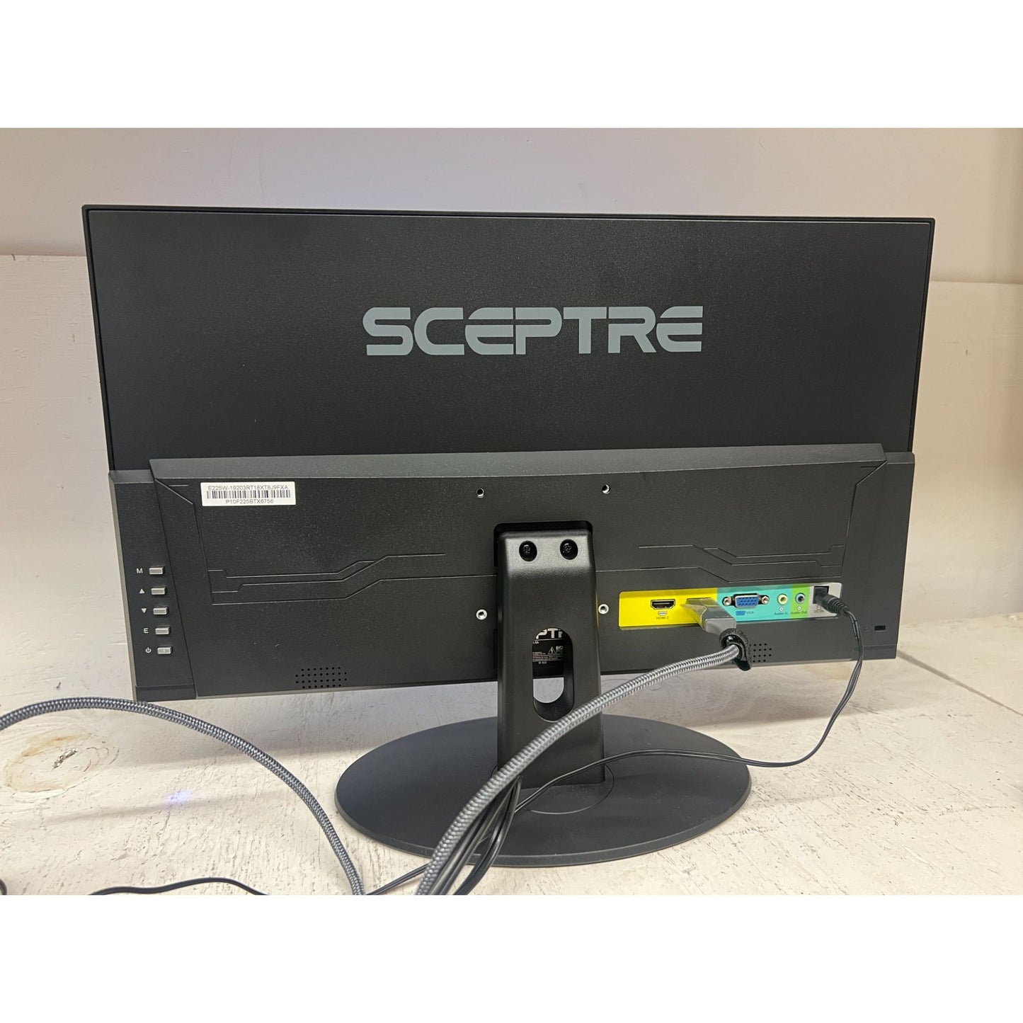 ✨ Sceptre E225W-19203R 20" Inch FHD LED Gaming Monitor, 2X HDMI VGA 75Hz( Preowned ) Part  (S   )