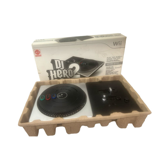 Nintendo Wii DJ Hero 2 Turntable Controller Only No Game ( Parts Only Untested)