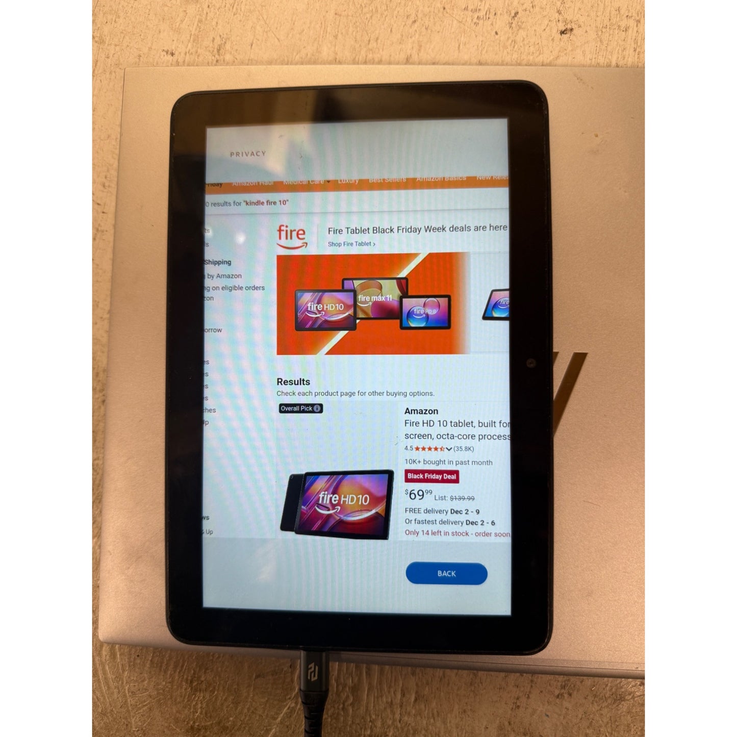 ✨ 💻 Kindle Fire HD 8 (10th Gen) - 32GB - Wi-Fi Only - Black (K72LL4)