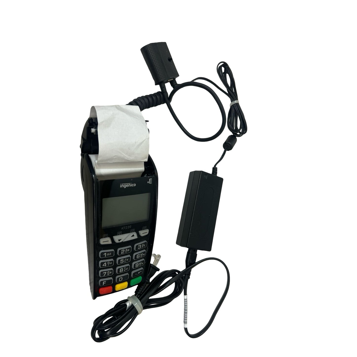 Ingenico ICT220 Credit Card Terminal With Chip Reader B15 ( parts only untested )