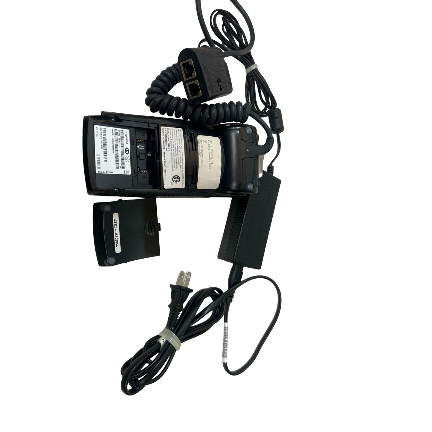 Ingenico ICT220 Credit Card Terminal With Chip Reader B15 ( parts only untested )