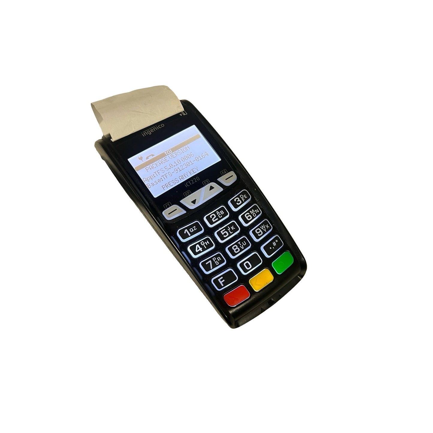 Ingenico ICT220 Credit Card Terminal With Chip Reader B15 ( parts only untested )