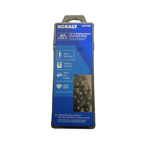 Kobalt 14-in 52 Link Replacement Chainsaw Chain - 4357208 (Preowned)