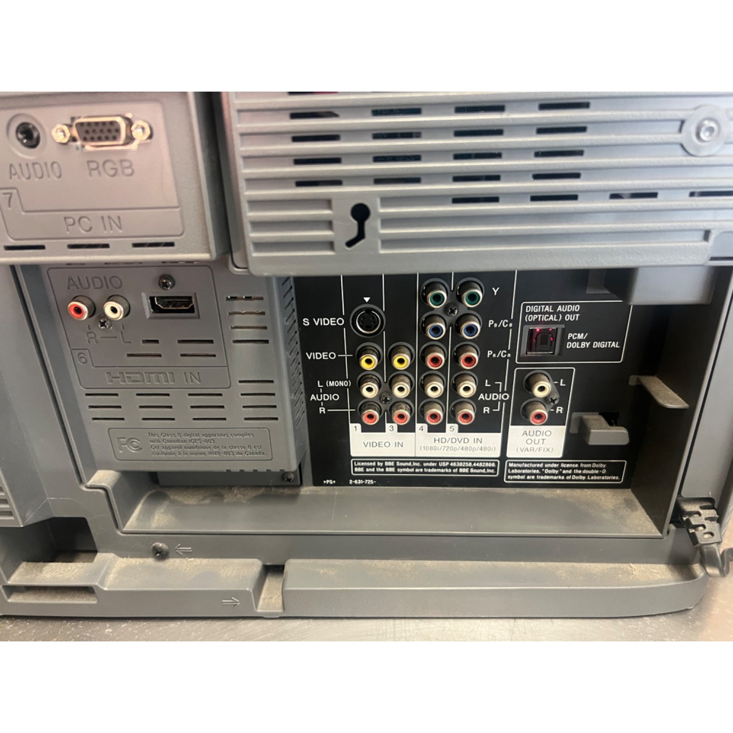 ✨Sony  wega projection tv kdf -e42a10 /  42 inch tv  for retro gaming all RCA Inputs work  hdmi does not work (Preowned)