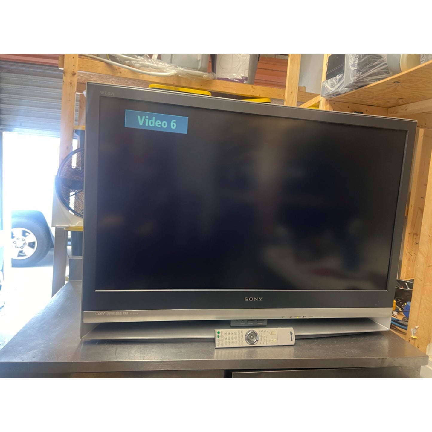 ✨Sony  wega projection tv kdf -e42a10 /  42 inch tv  for retro gaming all RCA Inputs work  hdmi does not work (Preowned)