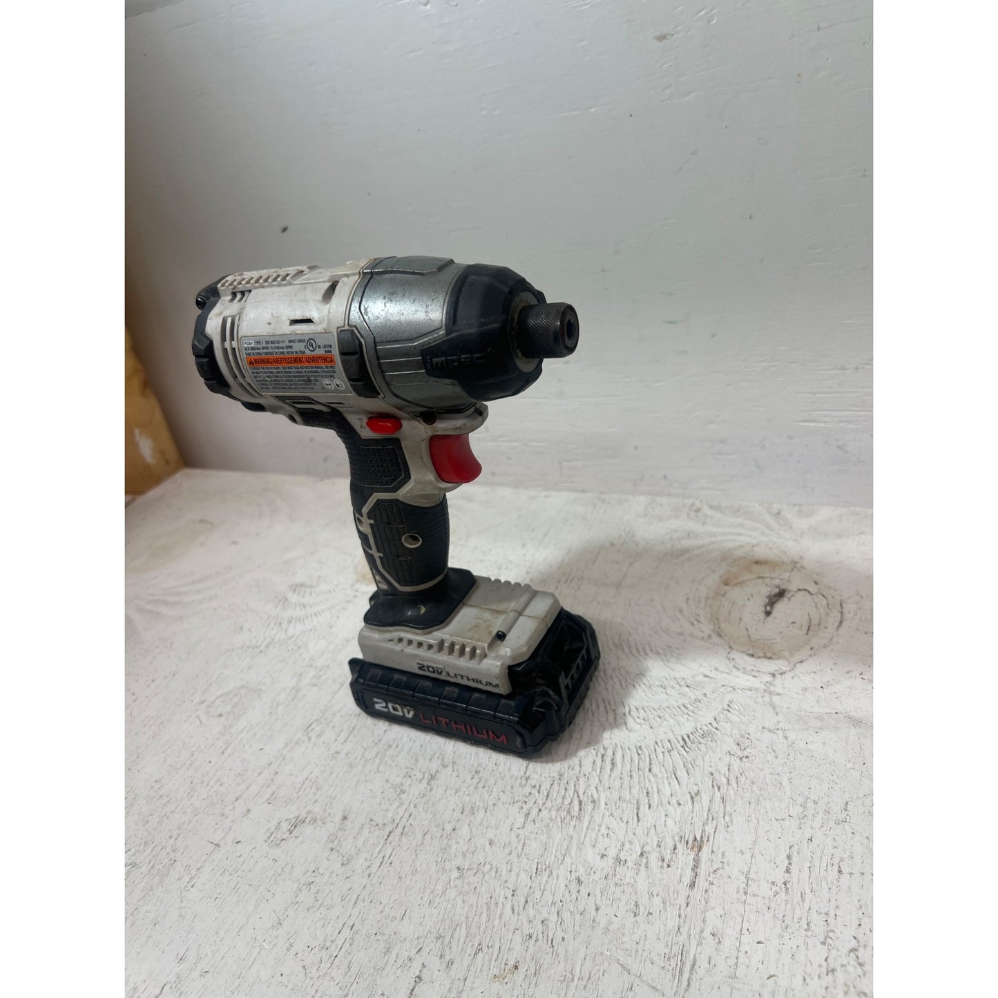 ✨Porter Cable 20V PCC641 1/4" HEX Impact Driver W/Battery (preowned)