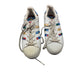 Adidas Superstar Womens Floral Print Sneakers White Red Blue Size 6 ( Preowned)