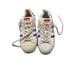 Adidas Superstar Womens Floral Print Sneakers White Red Blue Size 6 ( Preowned)