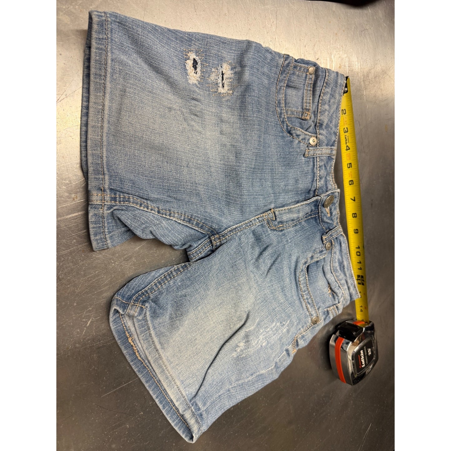 📝—Justice youth Girl's Size 10 1/2 Shorts Simply Low Denim