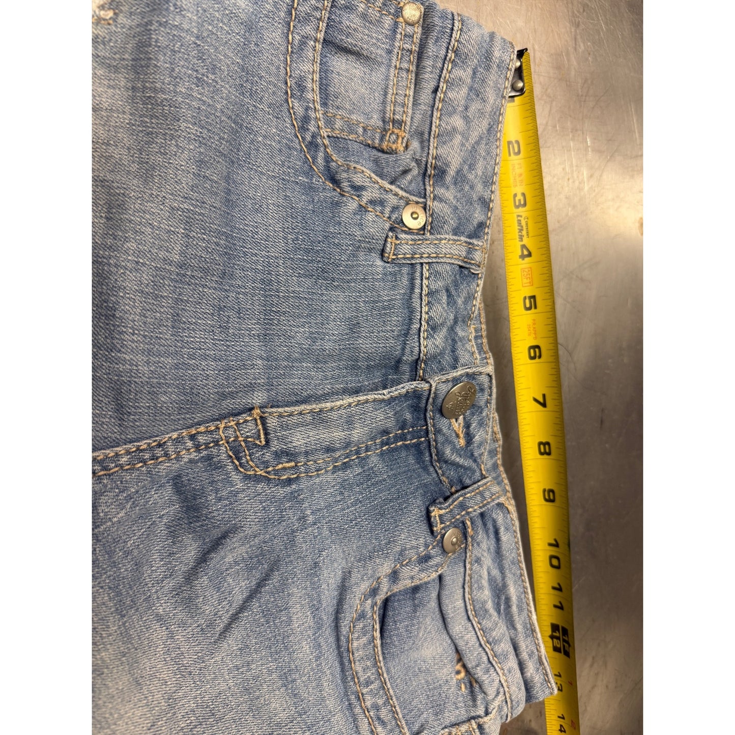 📝—Justice youth Girl's Size 10 1/2 Shorts Simply Low Denim