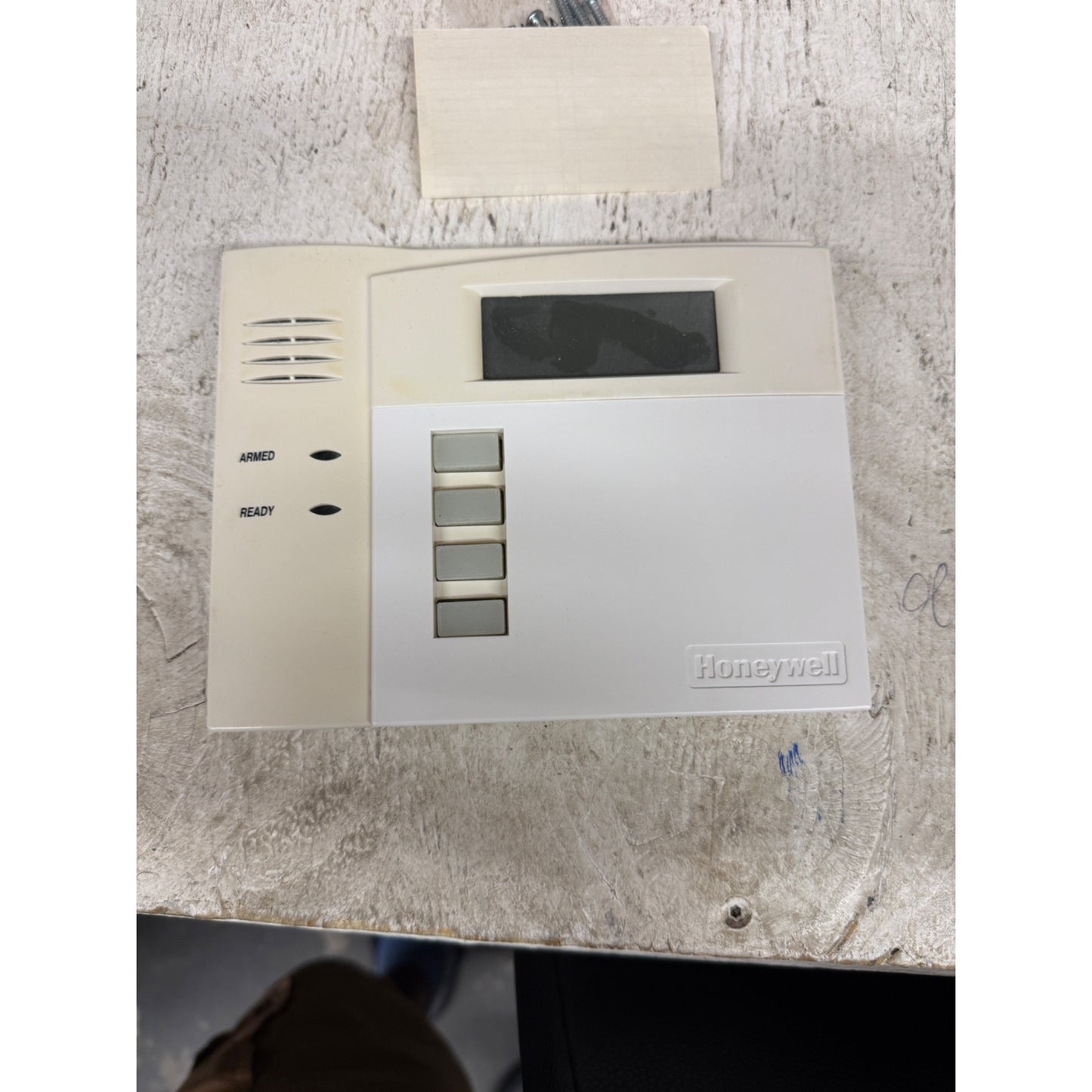 Ademco 6150 keypad - Preowned) tested and working  bad # 4 key( Preowned)