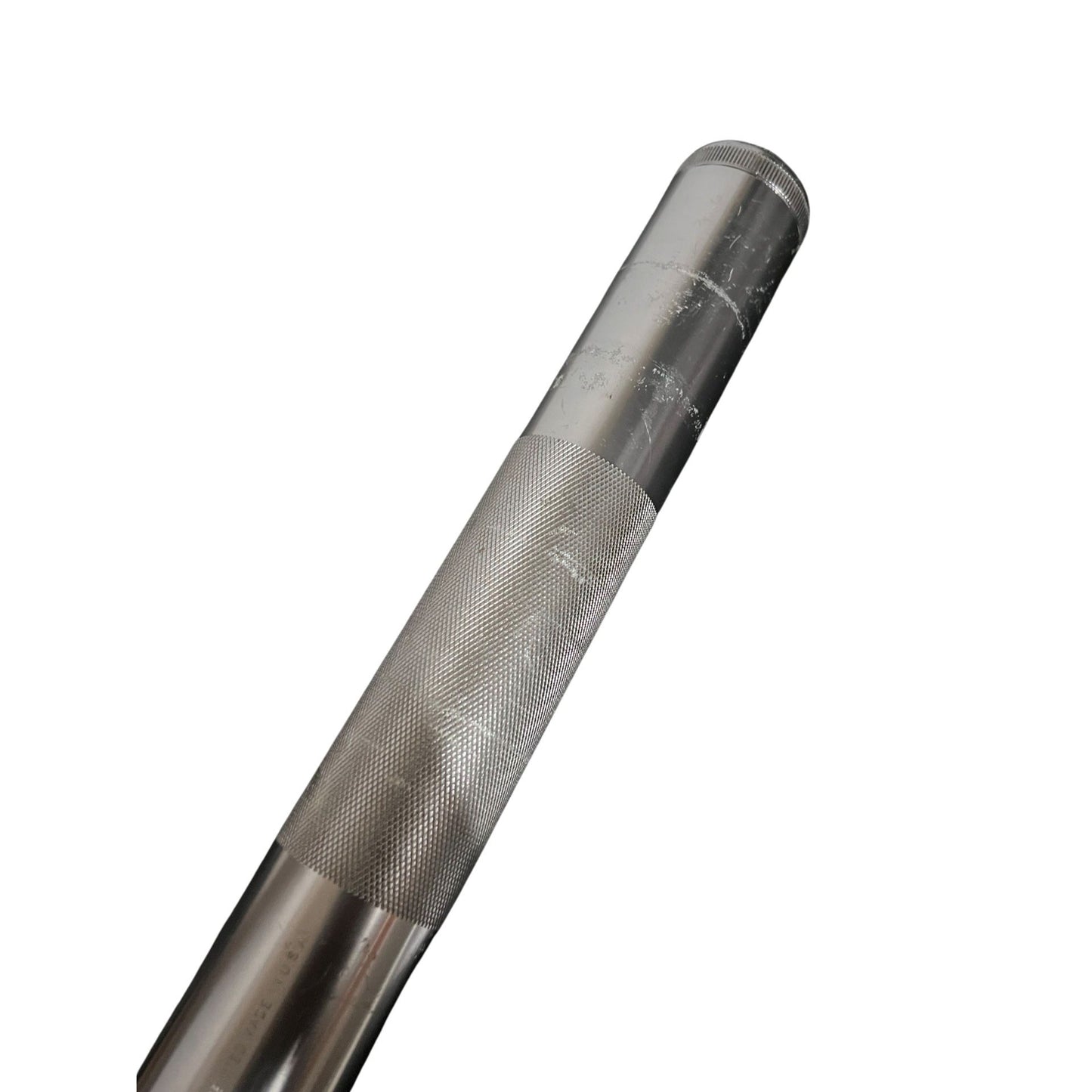 MAG LITE 3D CELL BATTERIES FLASHLIGHT 12 1/2 INCHES ORIGINAL VINTAGE SILVER ( Preowned)