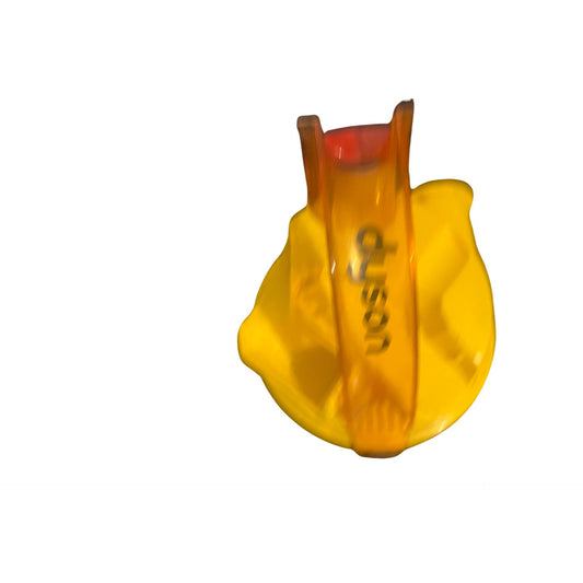 DYSON DC14 DC15 CYCLONE DIRT CANISTER BIN TOP LID/HANDLE ASSEMBLY Yellow OEM (preowned)(450
