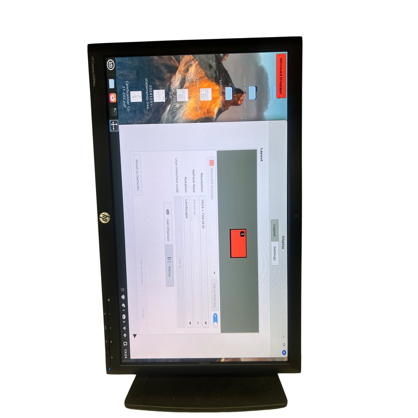 ✨HP Compaq LA2006x 20" LCD Monitor Tested Working DVI VGA  ( no cables )